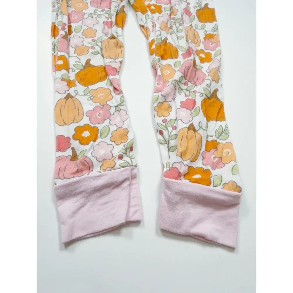 Stitchy Fish Homeland Harvest Bamboo Pajama Set in Pink